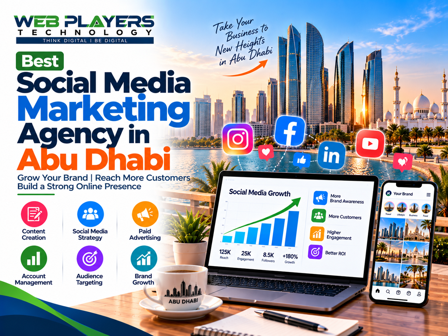 Best Social Media Marketing Agency in Abu Dhabi for Business Growth